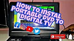 How To Instal Portable DVD To Digital TV