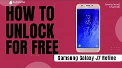 How to unlock Samsung Galaxy J7 Refine 2018 with Code by IMEI