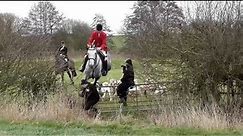 Hunt saboteur trampled by horse during protest in shocking footage