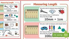 KS1 Maths Measuring Length A4 Display Poster