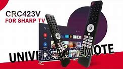 CRC423V Universal Remote Control for SHARP TVs