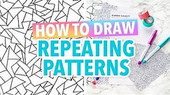 How to Draw Repeating Patterns Art Hack - HGTV Handmade