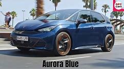 2022 CUPRA Born in Aurora Blue
