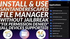[UPDATED] Install SantanderEscaped iOS 15/16 without Jailbreak | All Devices Supported | Full Guide