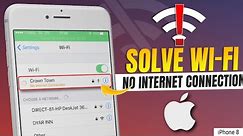 How to Fix Wifi No Internet Connection Issue on iPhone 8 Plus | iPhone 8 Plus Wifi No Internet