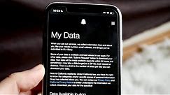 How To Download Your Snapchat Data!