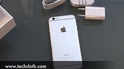 Apple iPhone 6 Silver Unboxing and First Impressions