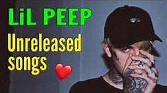 LiL PEEP - UNRELEASED (Every unreleased song) [Update 2023]