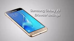How to browser settings on Samsung Galaxy J3