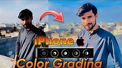 Color Grading In Iphone || iphone Photo Editing