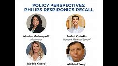 Philips Respironics CPAP Recall Policy Perspectives