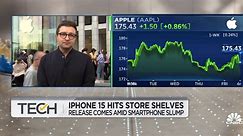 Apple launches iPhone 15 amid smartphone slump