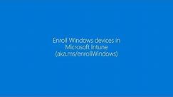 Enroll your Windows 10 device in Microsoft Intune