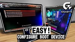 How to Configure Boot Device Sequence on Gigabyte Motherboards!