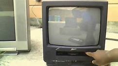 VCR Test on the Zenith TVBR1304Z CRT TV/VCR Combo