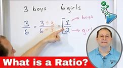 What is a Ratio in Math? Understand Ratio & Proportion - [6-3-1]