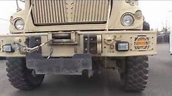 A Mine-Resistant Ambush Protected (MRAP) Vehicle Install