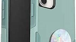 Bundle: OtterBox COMMUTER SERIES Case for iPhone 11 - (MINT WAY) + PopSockets PopGrip - (OPAL)