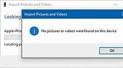 Can't Import Photos from iPhone to Windows 10/8/7 - 10 Solutions