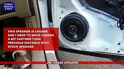 JBL GX628 Speaker vs Honda CRV Stock Speaker Comparison
