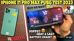 Refurbished iPhone 11 Pro Gaming Review🔥Bgmi 2023 | performance |Heating | Battery Test 👍