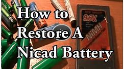 How to Restore A Nicad Battery - Reconditioning Nicad Batteries
