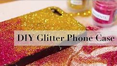 DIY Glitter Phone Case