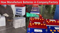 Factory Producing Batteries | Manufacture Batteries in The Factory