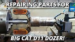 Repairing Parts for Caterpillars BIGGEST Dozer! | Machining & Welding