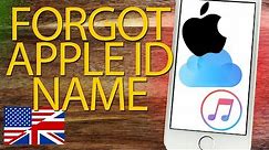 If you forgot your Apple ID (the email address) | Step by Step