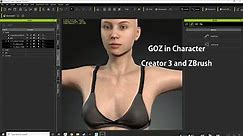 How to GOZ from CC3 to ZBrush and Back Again