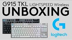 Logitech G915 TKL LIGHTSPEED Wireless Keyboard UNBOXING