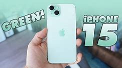 Green iPhone 15 is Minty! Unboxing & Color Impressions!