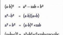 Algebra Formulas | Basic Algebraic Formulas