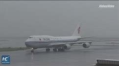 Chinese President Xi Jinping arrives in Osaka, Japan for G20 summit