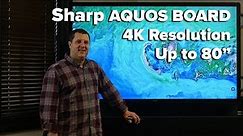 Sharp AQUOS BOARD Interactive Displays | PNL705H / PNL805H
