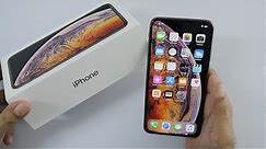 iPhone XS Max Unboxing & Overview (Gold Color)