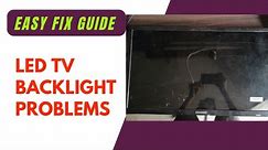 Troubleshooting LED TV Backlight Problems | How to repair led tv backlight problem