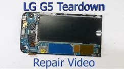 LG G5 Complete Teardown - Screen Replacement - Charging port fix