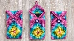 HOW to CROCHET CHROMATIC CELL PHONE CASE - by Naztazia
