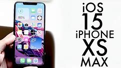 iOS 15 OFFICIAL On iPhone XS Max! (Review)