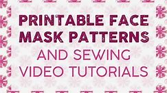 Free printable face mask patterns (roundup) - Free Printables Online