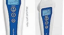 bluelab pH Pen-Digital pH Tester - Reliable & Accurate for High Yield Crops - Hand-Held Meter - Measures pH & Temperature in Solutions and Soil Solutions - Optimize Plant Health & Performance,White