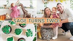Our Baby’s 2nd Birthday Party! Sage’s Second Birthday Vlog!