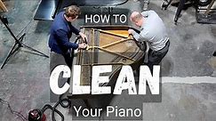 How To CLEAN Your Piano! Step-By-Step Tutorial