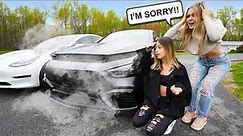 BEST FRIENDS SWAP CARS FOR A DAY! (BAD IDEA)
