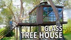 Amazing Tiny Glass Treehouse & Co-living (Tuscany, Italy)