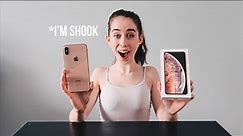 Gold iPhone XS Max Unboxing || Setup & First Impressions!