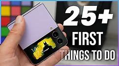 Samsung Galaxy Z Flip 4 - First 25 Things to do ( TIPS & TRICKS )