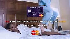 Mastercard - Ensure your stay is rewarding with your World...